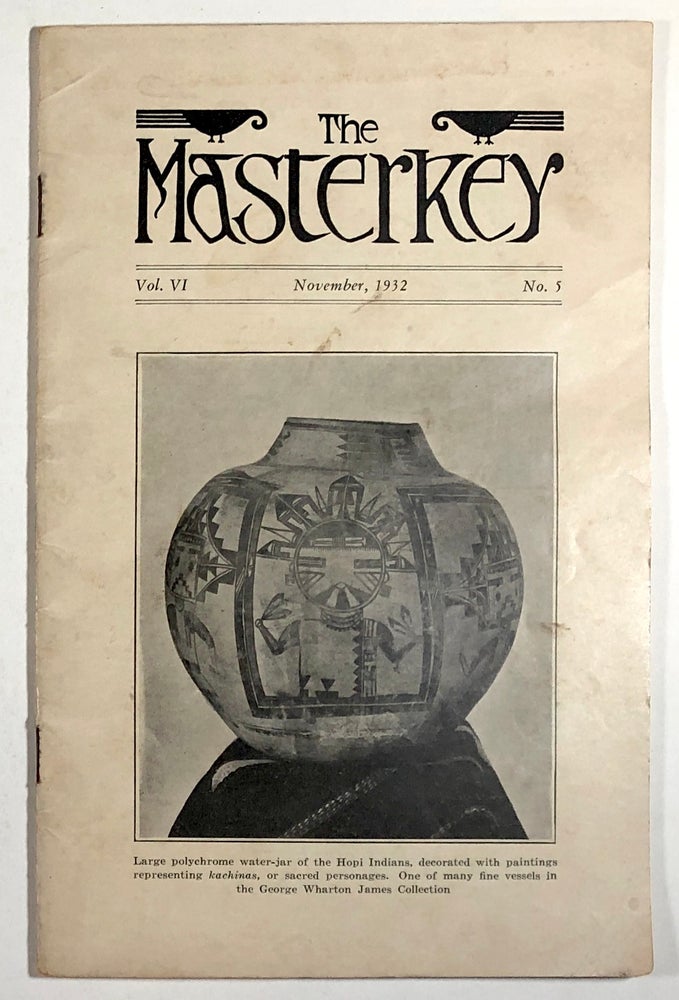 Item #C000016881 The Masterkey. Vol. VI, No. 5, November, 1932. Charles Amsden, M. R. Harrington.
