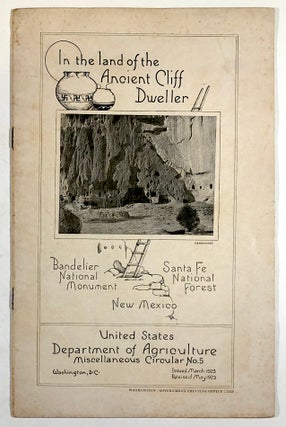 Item #C000016885 In the Land of the Ancient Cliff Dweller. Bandolier National Monument, Santa Fe...