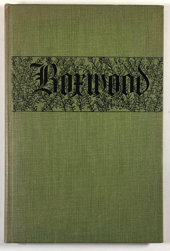 Item #C000017114 The Story of Boxwood. Clara McCarty, Harold B. W. Peters.