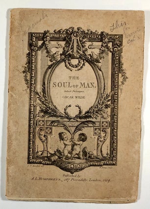 Item #C000017207 The Soul of Man - Select Passages. Oscar Wilde