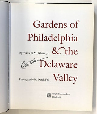 Gardens of Philadelphia & the Delaware Valley (SIGNED)
