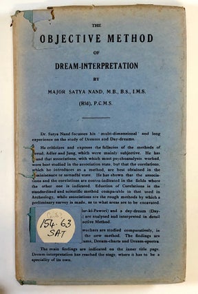 Item #C000017865 The Objective Method of Dream-Interpretation Derived from Researches in the...