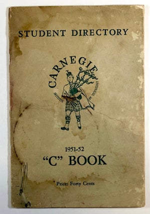 Item #C000018522 Student Directory and Activities Directory: Volume XXIX, 1951-52. Carnegie...