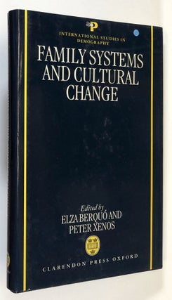 Item #C000019135 Family Systems and Cultural Change. Elza Berquo, Peter Xenos
