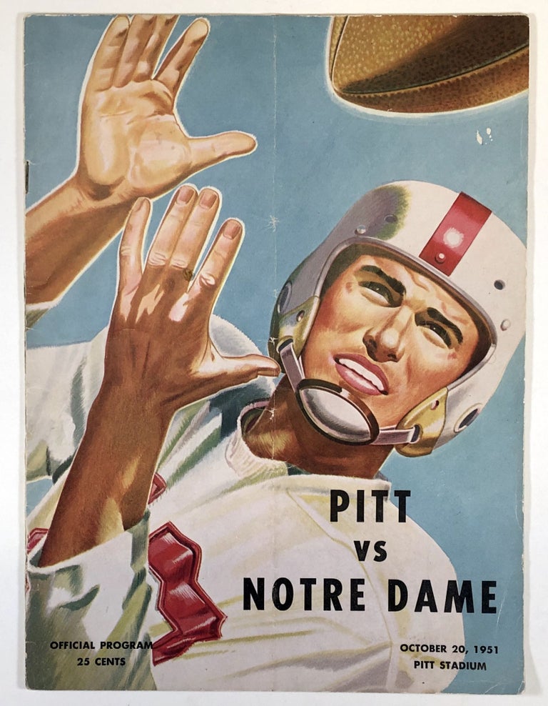 Item #C000019419 University of Pittsburgh vs. Notre Dame: October 20, 1951. Pitt Football Publications.
