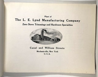 L. E. Lynd Manufacturing Co. Manufacturers of Zero Stove Trimmings & Hardware Specialties.