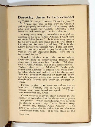 Dorothy Jane's Guide to Good Manners