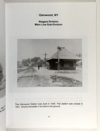 Baltimore and Ohio Railroad - Stations and Towers along the Niagara Division