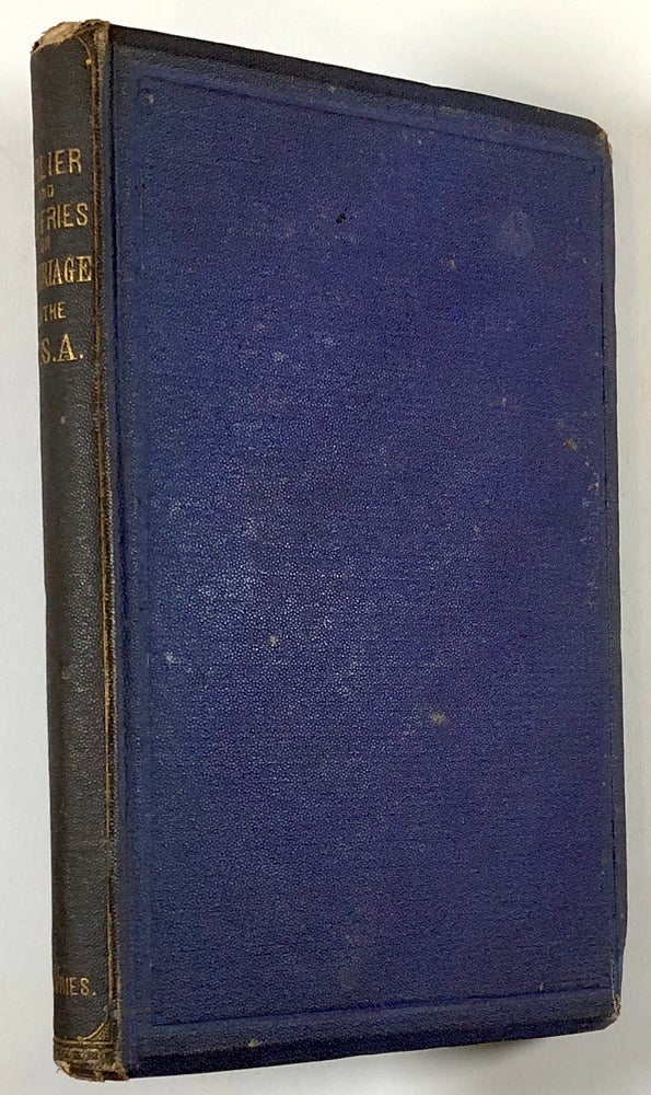 Item #C00002925 Marriage In The United States. Auguste Carlier, B. Joy Jeffries, trans.