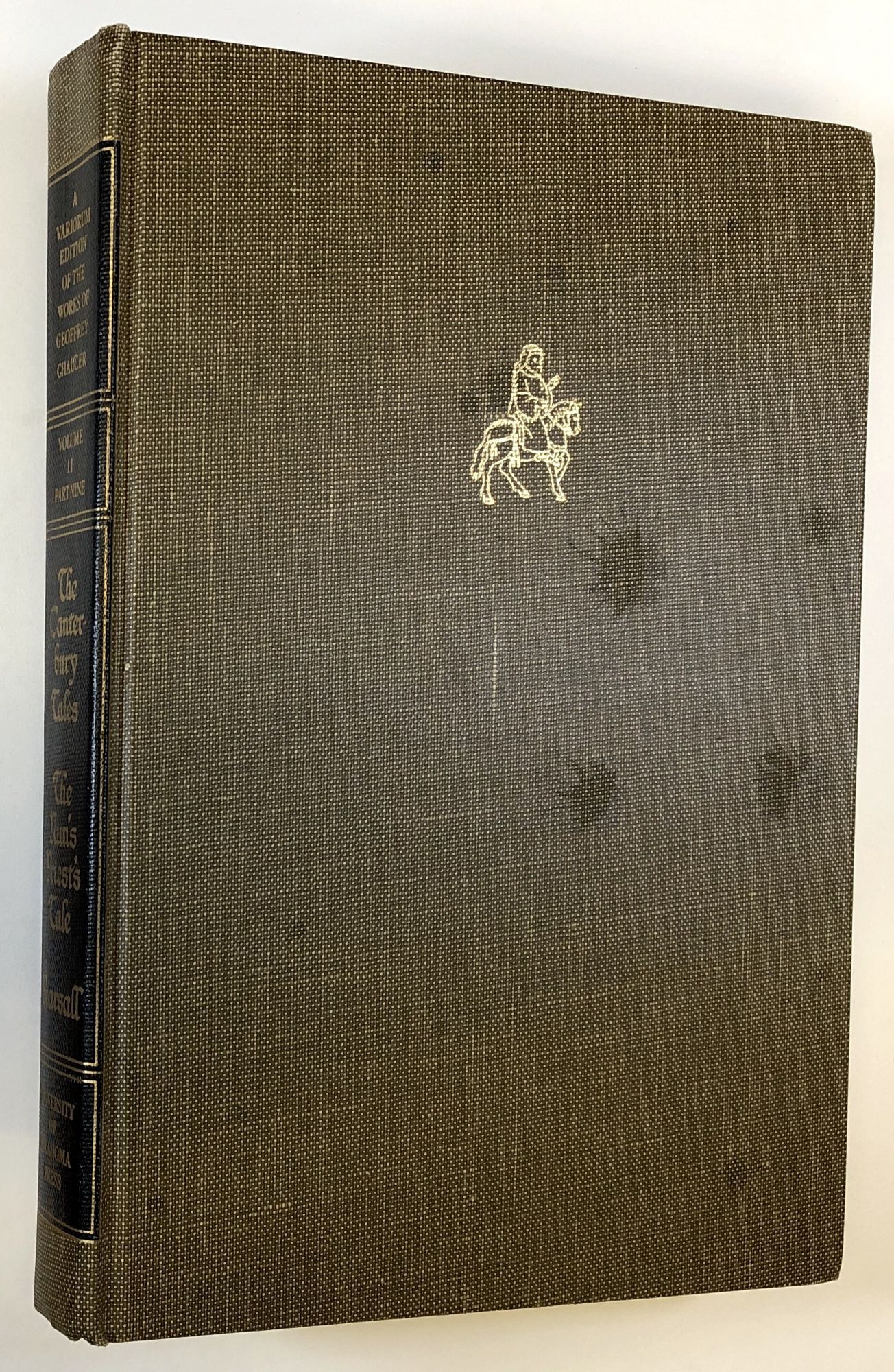 The Nun's Priest's Tale Variorum Edition of the Works of Geoffrey