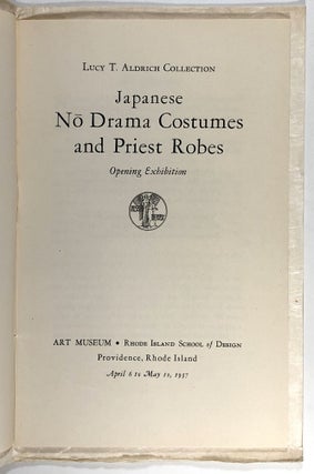 Lucy T. Aldrich Collection - Japanese No Drama Costumes and Priest Robes