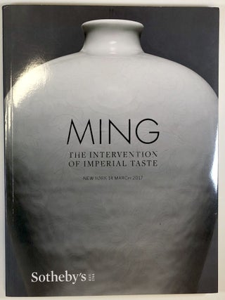 Item #C000031095 Ming: The Intervention of Imperial Taste. New York 14 March 2017. Sotheby's