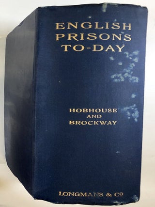 English Prisons To-Day; being the Report of the Prison System Enquiry Committee. With signed photo of Brockway laid in.