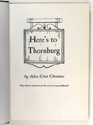 Here's to Thornburg