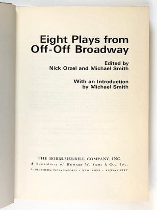 Eight Plays from Off-Off Broadway