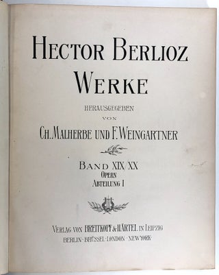 Beatrice et Benedict, Opera-comique en 2 Actes