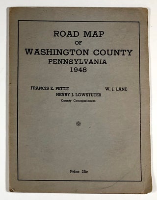 Item #C00009537 Road Map of Washington County, Pennsylvania, 1948. n/a