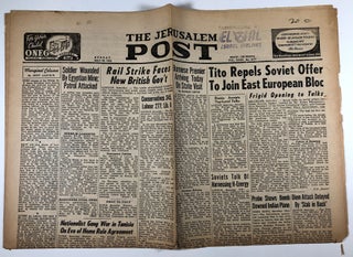 The Jerusalem Post - Sunday, May 29, 1955; Tuesday, May 31, 1955; Wednesday, June 1, 1955; Thursday, June 2, 1955; Friday, June 3, 1955 (5 Issues)