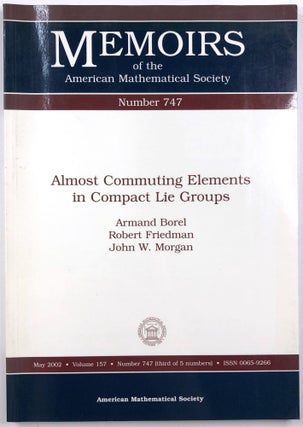 Item #d0011784 Almost Commuting Elements in Compact Lie Groups (Memoirs of the American...