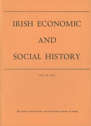 Item #d0011812 Irish Economic and Social History: The Journal of the Economic and Social History...