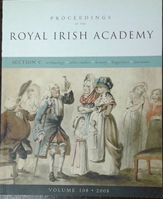 Item #d0011819 Proceedings of the Royal Irish Academy, 8 Volumes, incomplete; 108C (2008) - 116C...