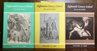 Eighteenth-Century Ireland / Iris An Da Chultur, 19 Vols, incomplete; Vol.11 (1996) - Vol. 30 (2015); lacks Vol. 19 (2004)