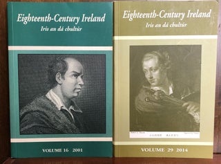 Eighteenth-Century Ireland / Iris An Da Chultur, 19 Vols, incomplete; Vol.11 (1996) - Vol. 30 (2015); lacks Vol. 19 (2004)