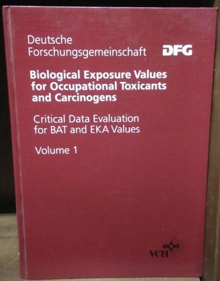 Item #d0012281 Biological Exposure Values for Occupational Toxicants and Carcinogens, Volume 1,...