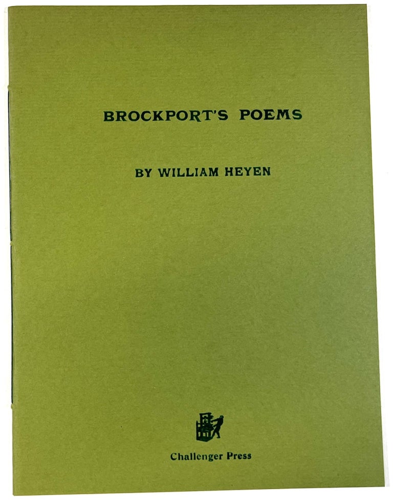 Item #d008772 Brockport's Poems (College Street Editions). William Heyen.