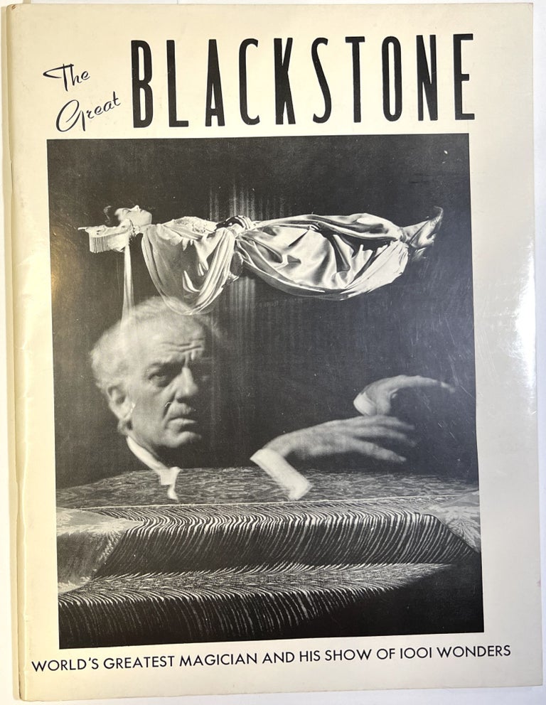 Item #d009008 "Souvenir of the World's Greatest Magician Blackstone and His ""Show of 1001 Wonders""" Neil Foster.