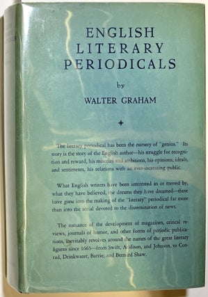 Item #d009150 English Literary Periodicals. Walter Graham