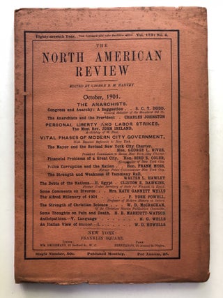 Item #H11388 The North American Review, October 1901. Charles Johnston S. C. T. Dodd, H. G....