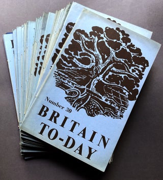 Item #H16853 32 issues of Britain To-Day from no. 30 (June 21, 1940) to no. 70 (February 1942)....