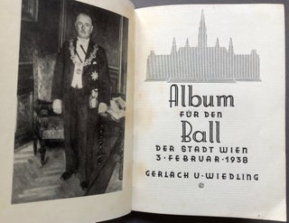 Album für den Ball der Stadt Wien 3. Februar 1938