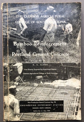 Item #H16932 Bamboo Reinforcement in Portland Cement Concrete. H. E. Glenn