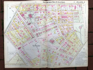 Item #H17315 1899 large double-page color map of SHADYSIDE, Pittsburgh. Griffith M. Hopkins