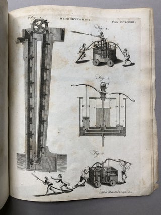 Hydrodynamics - long Encyclopedia Britannica article with plates, ca. 1790s