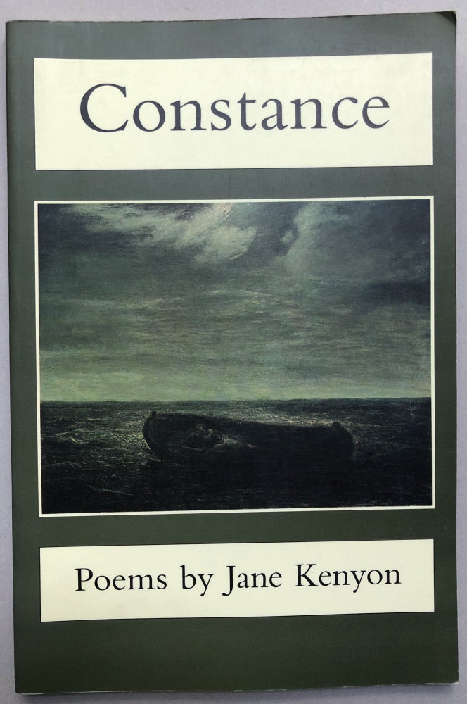 Item #H17436 Constance - inscribed. Jane Kenyon.