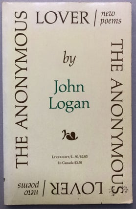 Item #H17437 The Anonymous Lover - inscribed. John Logan