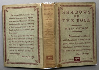Item #H17502 Shadows on the Rock. Willa Cather
