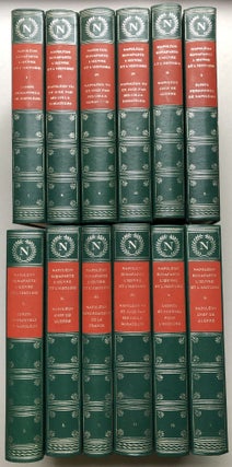 Item #H17543 Napoleon Bonaparte, L'Oeuvre et L'Histoire, vols. 1-12: Ecrits Personnels; Chef de...