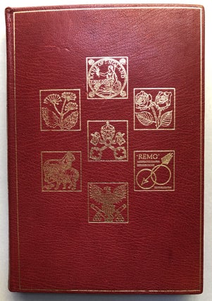 Cuneo Christmas Book, 1970 - finely bound in full deep red morocco
