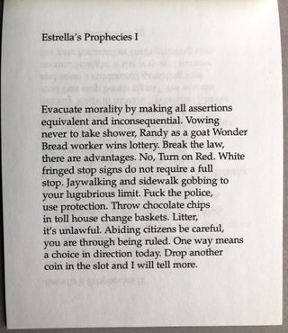 Estrella's Prophecies I: The Fortune Begins
