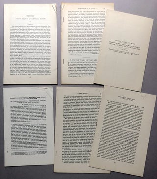 Item #H17729 6 offprints of articles and reviews from the collection of Wilfrid Sellars: Review...
