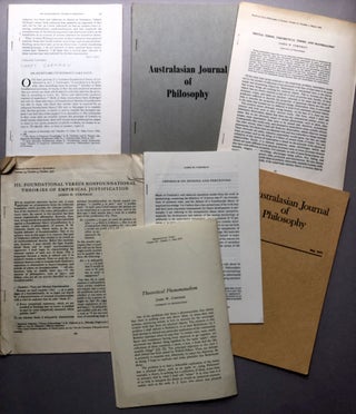 Item #H17733 Group of 7 offprints on philosophy from the collection of Wilfrid Sellars: Might a...