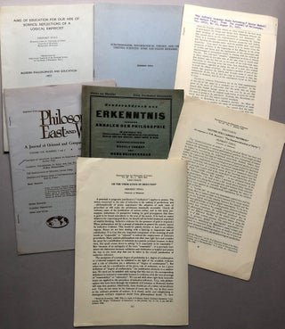 Item #H17740 Group of 7 offprints of philosophy articles from the collection of Wilfrid Sellars:...