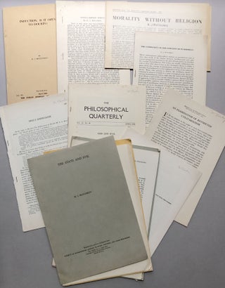 Item #H17771 Group of 13 offprints of articles on philosophy, ethics and morality, good and evil,...