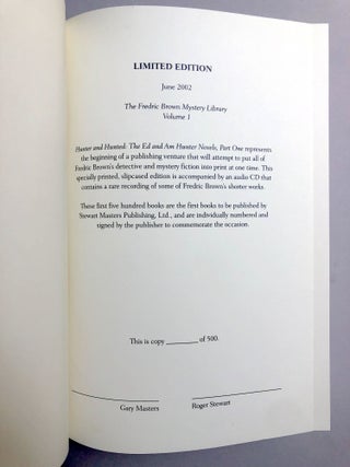 Hunter and Hunted: The Ed and Am Hunter Novels - limited edition with bonus CD!
