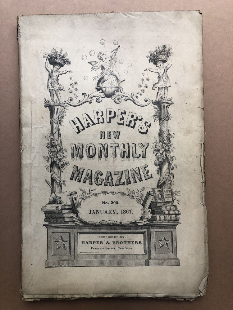 Item #H17883 Harper's New Monthly Magazine, January 1867. Elizabeth Stuart Phelps Arthur Fleming.