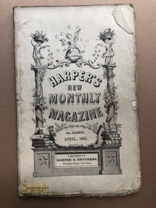 Item #H17885 Harper's New Monthly Magazine, April 1865. Charles Dickens, George William Curtis,...
